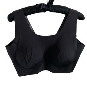 Bali Comfort Revolution Bra NWOT Size 2X Black 4-Hook Back Closure Lace Trim